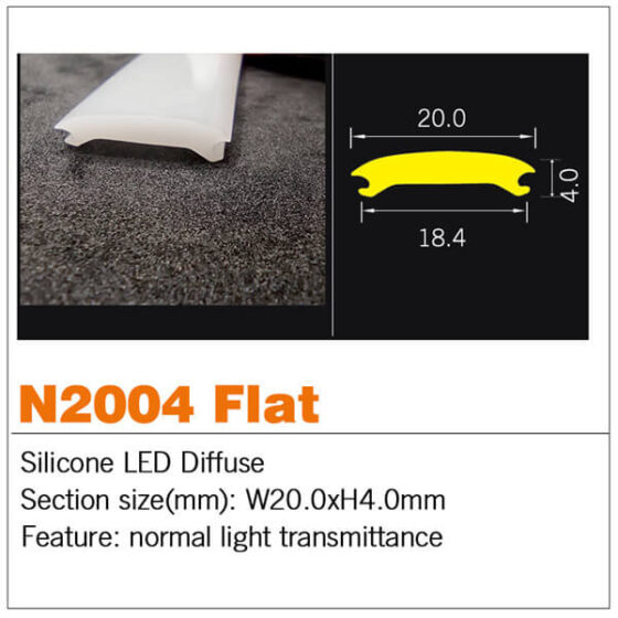 Silicone LED Strip Lens