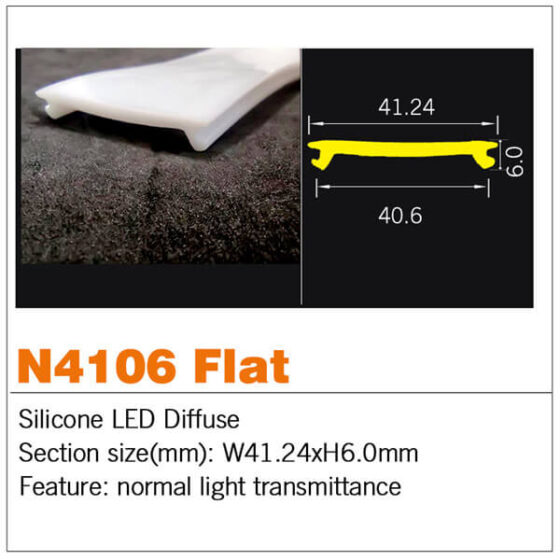 Aluminum profile Silicone Lens