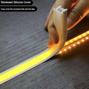 install led strip by silicone cover